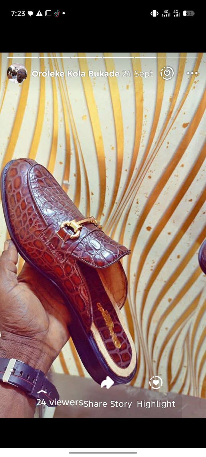 Half Shoe skill leather